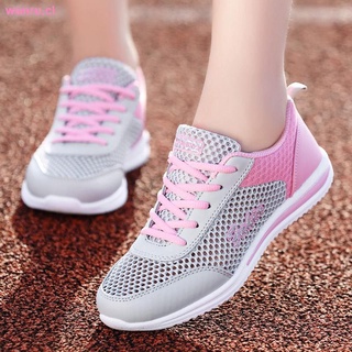 Spring and autumn new wave spring and summer Korean mesh breathable running shoes female students deodorant leisure travel sports shoes women s shoes