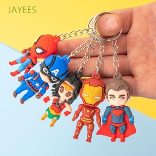 JAYEES Niños Bolsa De Juguete Colgante Superman Batman Iron Man Spiderman Llavero Marvel Héroe