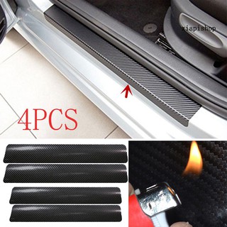 Xps 4 piezas/juego De adhesivos De Fibra De Carbono 3d Anti rayaduras Para coche/soporte De puerta (1)