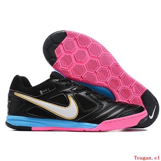 Nuevo Supreme x Nike SB Gato zapatos de fútbol interior, hombres cuero futsal zapatos, talla 39-45