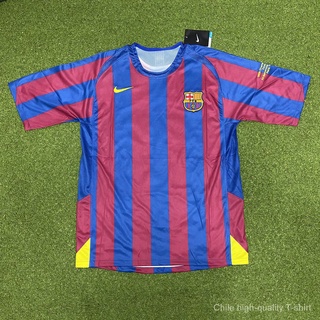 Camisa Barcelona 2005-2006 Camiseta retro 05/06 Camiseta De fútbol Messi