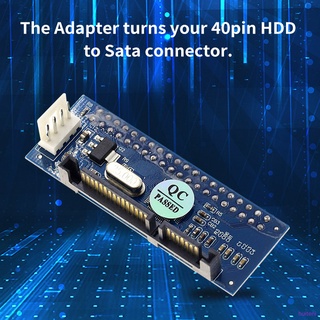 Adaptador hdd IDE a SATA convertidor de disco duro de 40 pines conector de disco duro con Cable de datos huiteni (1)