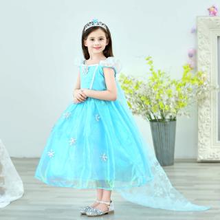Kame Niña Congelado Disfraz Vestido De Princesa Cumpleaños Elsa Niño W161