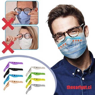 (yut*HOT) 2 piezas Anti-niebla soporte de máscara gafas accesorio máscara de silicona titular de la nariz puente