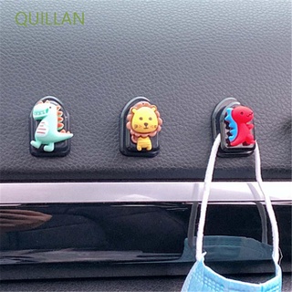 Quillan Mini Gancho adhesivo creativo y Multifuncional Para asiento De coche/Gancho trasero Para Interior del coche