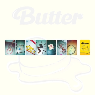 7Pcs/set KPOP Bts Butter Photocards LOMO Cards Fansmade (5)