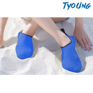 [Tyoung] 1 par de zapatos de agua antideslizantes descalzos de playa piscina natación de secado rápido Aqua calcetines 36