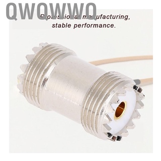 Qwqwwq 2 pzs enchufe hembra Uhf Para Conector De cable Adaptador Coaxial Rf Para radio Antena wifistoremunicación