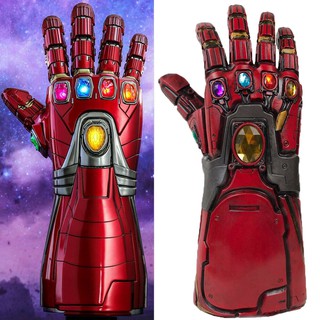 The Avengers 4 Endgame iron man Thanos Infinity Gauntlet Cosplay brazo guantes De Látex