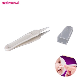 [GAV&CL] pinzas de limpieza del bebé oreja nariz ombligo limpiador removedor de pinzas de plástico cuidado del cuerpo,