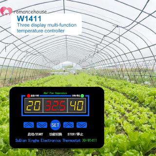 Romance❤ W1411 Termostato Digital de Temperatura y humedad Controlador Egg Incubador