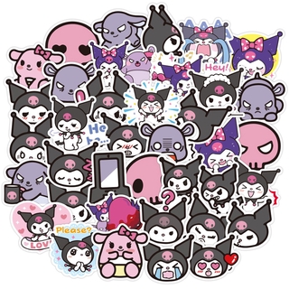 Yp P| 50 pzas set de stickers ✿ Kuromi ✿