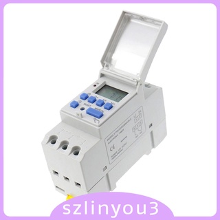 Herramienta práctica nuevo tiempo Digital temporizador temporizador interruptor Mini LCD Power semanal AC 220V 16A (1)