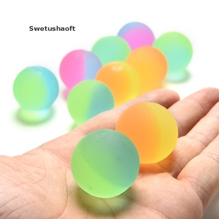 [sweu] 10 piezas de bola noctilúcida de 32 mm, colores dulces luminosos, bola de rebote alta para niños bfd (8)
