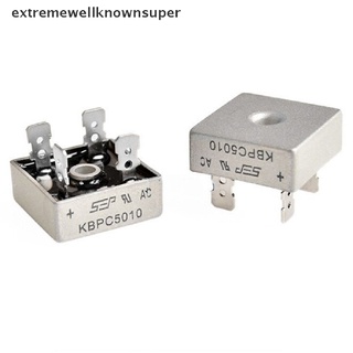Ex2br 50A 1000V carcasa metálica monofásico diodo puente rectificador KBPC5010 Martijn