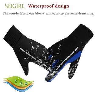 Shgirl 1 Par De guantes antideslizantes antideslizantes a prueba De viento Para conducir/invierno/guantes cálidos/multicolores