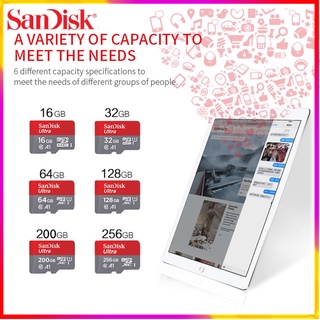 SanDisk micro sd 256GB 100mb/s TF tarjeta de memoria flash usb microsd class10 para tablet/teléfono inteligente