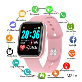 [Complete the Watch]Y68 D20 reloj inteligente con Bluetooth USB con Monitor cardiaco