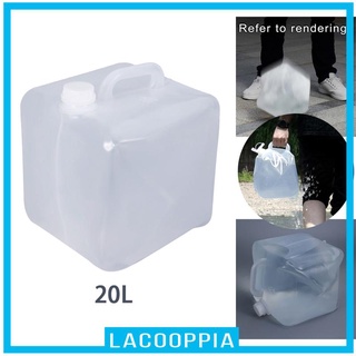 [LACOOPPIA] 10/20L Premium Plegable Cubos De Agua Sin BPA Grado Alimenticio Camping Almacenamiento