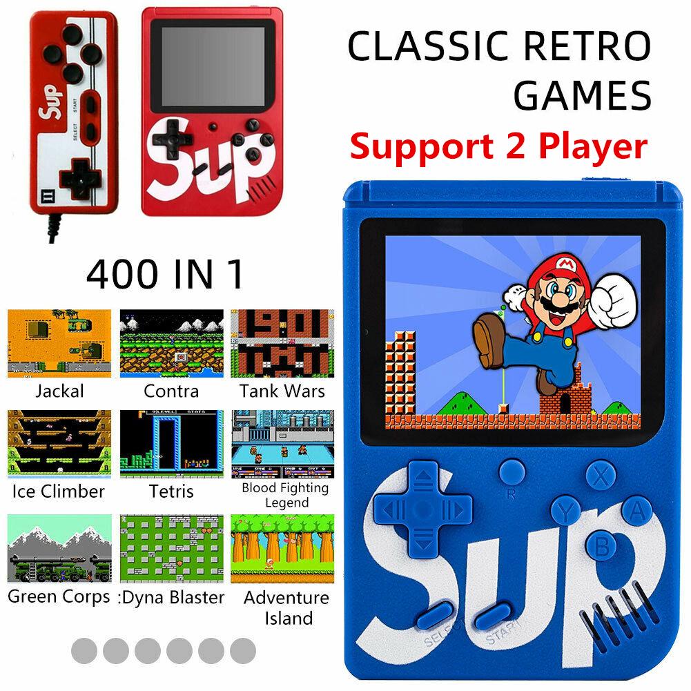 2 jugadores Sup 3 pulgadas Retro Classic FC Game Player incorporado 400 consola de juegos
