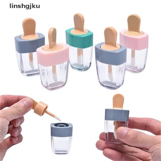 [linshgjku] 1 PCS Ice Cream Lip Gloss Tubes Containers,Clear Refillable Glaze Balm [HOT]