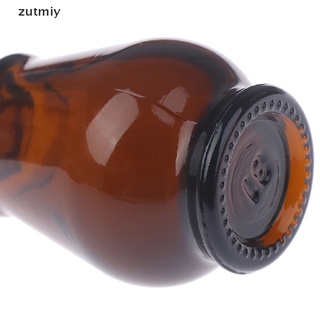 [zutmiy] 10/20/30 ml botellas vacías de cristal marrón con gotero con pipeta para aceite esencial dfhs (4)