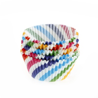 [bsb] 100 tazas de papel para magdalenas de colores, forma de cupcake, forros de cupcakes, 100 unidades, diseño de cupcakes (7)