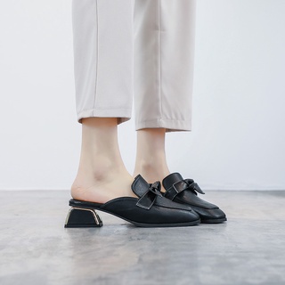 Zapatos de Muller para pantuflas de baotou pantimedias