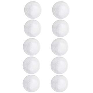 10 bolas de espuma de poliestireno blanco para decoración de árbol de navidad diy pintura niños manualidades