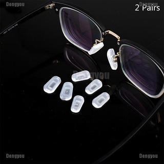 <dengyou> 2 pares de almohadillas para nariz de silicona antideslizante para gafas gafas gafas gafas gafas gafas gafas