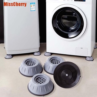 [MissCherry] 4 piezas antideslizantes y reducción de ruidos de lavadora pies antideslizantes alfombrillas refrigerador
