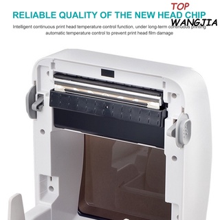impresora térmica superior de ancho ajustable detección automática de etiquetas portátil 203dpi comercial térmica de código de barras de impresión de la máquina para el envío de envío de negocios (8)