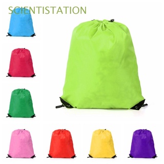 scientistation mochila mochila portátil mochila con cordón bolsa impermeable moda casual viaje compras deportes mochila/multicolor