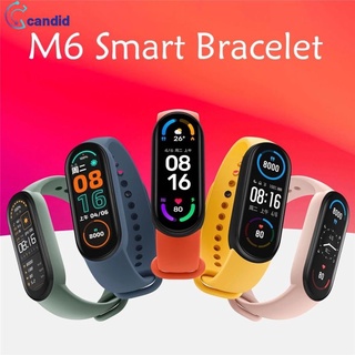 candid M6 Smart Watch SmartWatch Bluetooth Heart Monitor Smart watch Bluetooth 4.2 Smartband Monitor Pressure Waterproof and Dustproof Message Reminder Health Wristband candid