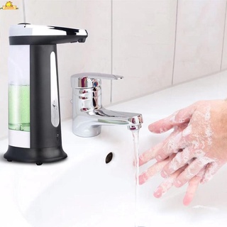 Dispensador de jabón automático infrarrojo de 400 ml inteligente de inducción automática dispensador de jabón eléctrico en casa oficina lavadora de manos sanitaria dispensador de jabón (1)
