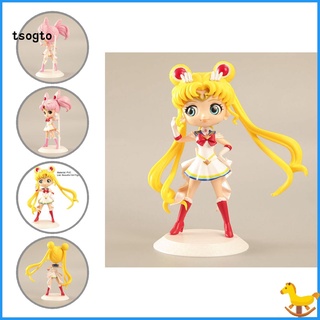 [Ts] Delicado Sailor Moon figura Anime Sailor Moon modelo de juguete coleccionable para la colección