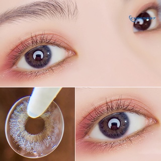 cheese 1 par de lentes de contacto de ojos naturales maquillaje portátil unisex ojo grande lentes de contacto de color para club nocturno (6)