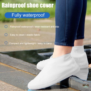 Zapatos de silicona reutilizables impermeables cubre botas de lluvia resistente al desgaste antideslizante