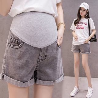 Pantalones cortos para mujeres embarazadas verano nuevo estilo coreano ropa de moda ropa suelta de maternidad Leggings pantalones cortos de mezclilla de verano para mujeres