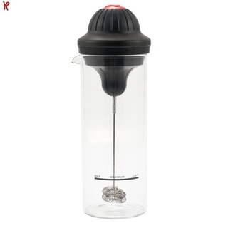 [venta caliente] espumador eléctrico espumador de café fabricante de leche batido mezclador de batería espumador de leche jarra taza