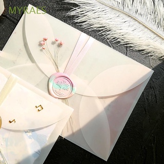 myraes papelería sobres de papel boda para bricolaje ácido sulfúrico sobres de papel regalo embalaje blanco para tarjeta invitación para carta vintage semitransparente
