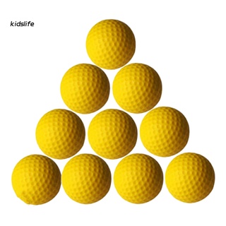 10 pzs pelotas De entrenamiento Para práctica Interior De golf Espuma suave