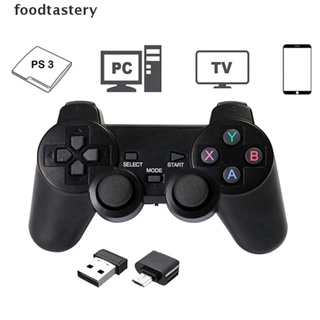 [Fty] Control de Joystick Dual inalámbrico de 2.4 ghz/Gamepad para PS3/PC/TV Box.
