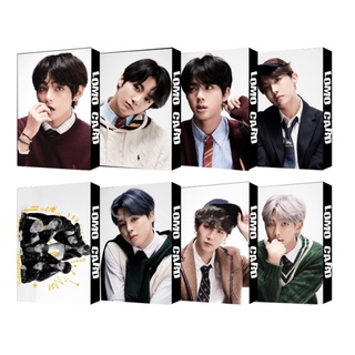 IS 30pcs/set KPOP BTS 2020 LOMO Card MAP OF THE SOUL 7 Collectibles Card HD Photocard (8)