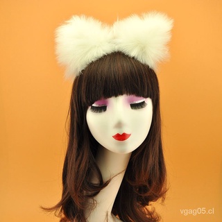 Coreano lindo gato oreja diadema Internet celebridad en vivo y foto rendimiento horquilla Sexy zorro Diadema con orejas accesorios para el cabello para las mujeres