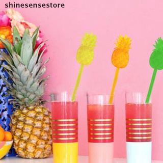 SHANG 12pcs Pineapple Cocktail Swizzle Sticks Stirrer Coffee/Wine/Drink Accessories CL