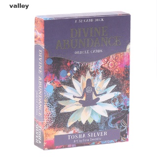 Valley Divine Abundance Oracle Cards Prophecy Adivination Deck Party Juego De Mesa Tarot CL