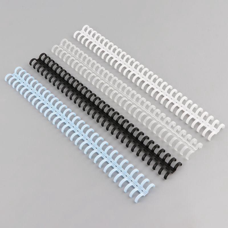 30 agujeros círculos anillo de papel de hoja suelta libro encuadernación de plástico carpeta espiral a4 cuaderno suministros (3)