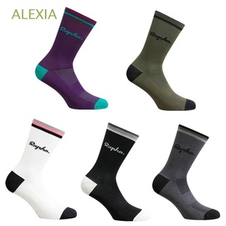 ALEXIA 1Pair Soccer Socks Outdoor Racing Cycling Socks Sports Sock Compression Socks Men and Women Professional 6 Color Comfortable Hiking Calcetines/Multicolor