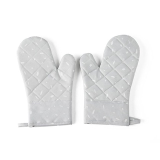 nuevo 1 par de guantes de magnetrón barbacoa horno hornear caliente olla guantes de cocina resistente al calor cocina quiere (5)